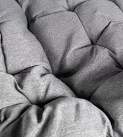Cuscino di ricambio per poltrona sospesa eurogarden in tessuto colore grigio scuro spessore 3 cm