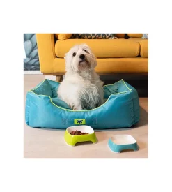 Cuscino "jazzy 60" azzurro, 66x50x20 cm - ferplast