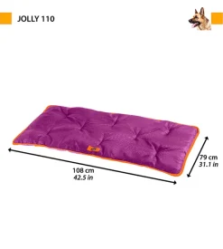 Cuscino  "jolly 110" viola, 108x79 cm - ferplast