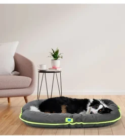 Cuscino per cani "oscar 80" nero, 80x60x11 cm - ferplast