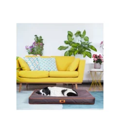 Cuscino "polo 110" marrone, 110x70x8 cm - ferplast