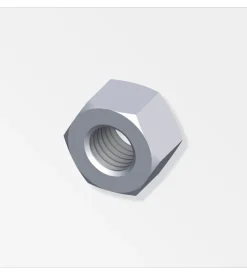 Dadi esagonali 10x1 acciaio zincato 4 pezzi.