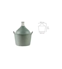 Damigiana p.a. da 20 litri a bocca incom.