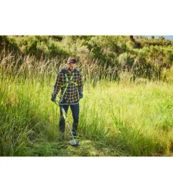 Decespugliatore a batteria ryobi "rbc36b26b" con impugnatura bike 36v, solo corpo macchina