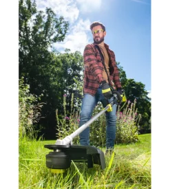 Decespugliatore a batteria ryobi "ry36eltx33a-0" 36v, solo corpo macchina