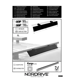 Deflettore aero kargo k9 - 95 cm  n11053