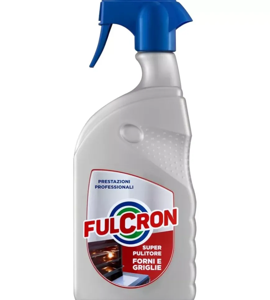 Detergente spray per forni e griglie fulcron "super pulitore" 750 ml