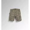 Diadora bermuda da lavoropoly camo grigio camouflage, tg l