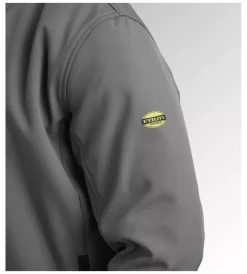 Diadora giacca da lavoro softshell level litework grigio, tg. l