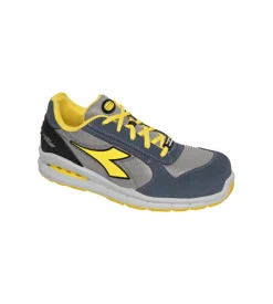 Diadora scarpa da lavoro antinfortunistica run net airbox low s1p src, blu tg.42