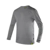 Diadora t-shirt da lavoro manica lunga ml mono organic grigio, tg l