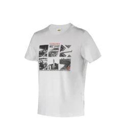 Diadora t-shirt-da lavoro manica corta organic bianco, tg l