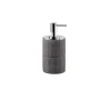 Dispenser erogatore sapone "petra" colore grigio