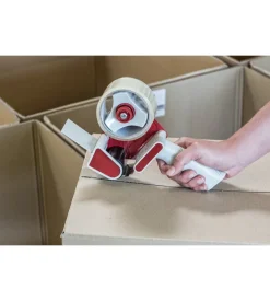 Dispenser per nastro adesivo con rotolo 25x48 incluso