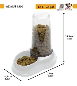 Distributore di cibo o acqua per cani e gatti 