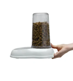 Distributore di cibo o acqua per cani e gatti "azimut 600", bianco - ferplast