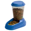Distributore di crocchette per cani e gatti 3 lt - zenith blu - ferplast