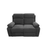 Divano 2 posti bellahome "annika" con recliner manuale, 145x93x101 cm