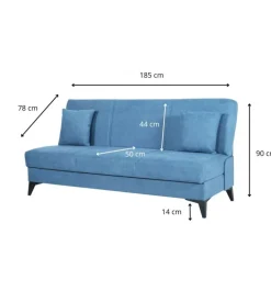 Divano 3 posti bellahome 