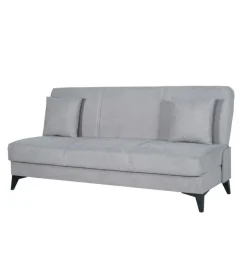 Divano 3 posti bellahome "abete" grigio 185x78x90 cm