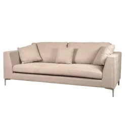 Divano 3 posti bellahome "camilla" beige 222x104x56,5 cm