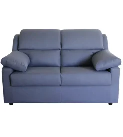 Divano 2 posti bellahome "firenze" avio tessuto sfoderabile e antimacchia, 150x95x93 cm