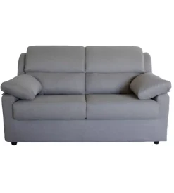 Divano 2 posti maxi bellahome "firenze" grigio tessuto sfoderabile e antimacchia, 170x95x93 cm