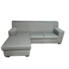 Divano con penisola reversibile bellahome "tris" grigio 218x162x90cm