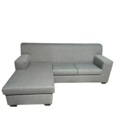 Divano con penisola reversibile bellahome "tris" grigio 218x162x90cm