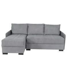 Divano con penisola reversibile bellahome "gemini" grigio, 208x148x91 cm