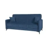 Divano letto bellahome "libra" 3 posti dark blue 211x92x98 cm