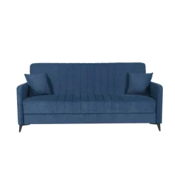 Divano letto bellahome "libra" 3 posti dark blue 211x92x98 cm
