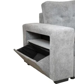 Divano letto con penisola a destra bellahome 