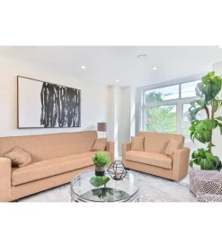 Divano letto "nora" 3 posti tessuto beige, 212x80x87 cm