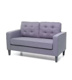 Divano "river" 2 posti blu jeans, 145x78x95 cm