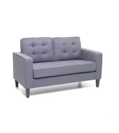 Divano "river" 2 posti blu jeans, 145x78x95 cm