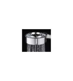 Doccia in abs cromato 2 getti con vano shampoo