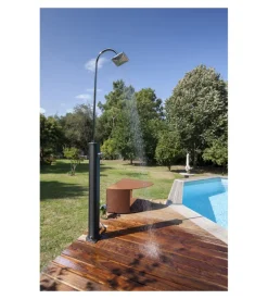 Doccia solare smontabile per giardino gre in alluminio 18 l - cod. ssal18