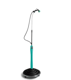 Doccia solare sunny style premium con acqua calda da esterno - azzurra