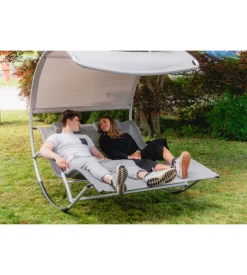 Dondolo sdraio da esterno matrimoniale eurogarden 