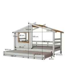 Doppio letto singolo per ragazzi bellahome 