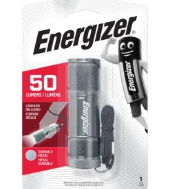 Energizer metal light 50 lumens + 3aaa