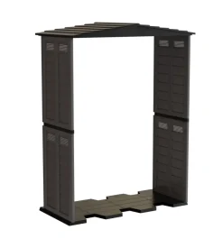 Estensione per casetta da esterno in resina "garden shed" antracite