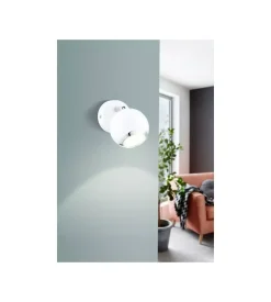 Faretto a led da parete "bimeda" in acciaio 2,5 watt 240 lm