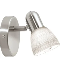 Faretto mobile "dakar 1" in vetro, e27.