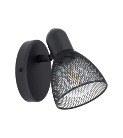 Faretto spot "carovigno" nero, 28w