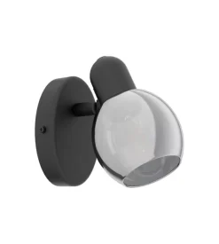 Faretto spot "pollica" nero, 10w