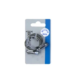 Fascetta stringitubo ø 19 - 28 mm. in acciaio inox a2 - aisi 304 - 2 pz.