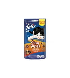 Felix playtubes con pollo e fegato alimento per gatti - 50 grammi.