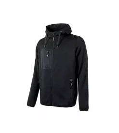 Felpa da lavoro rainbow black u-power - taglia l